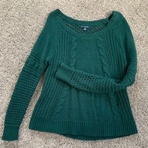 Green American eagle sweater